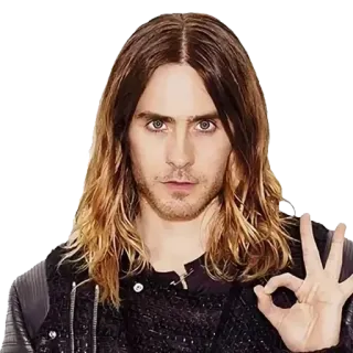 👌 Jared Leto, Celebrità, Attore, Cantante, 30 Seconds to Mars, Rockstar whatsapp sticker