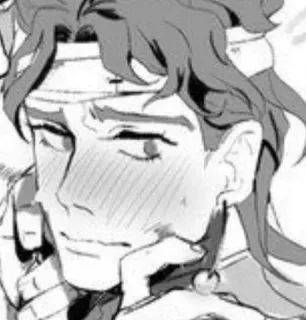 😳 Noriaki Kakyoin JoJo's Bizarre Adventure Anime, Manga, Jojo, Kakyoin, Illustrazione telegram sticker
