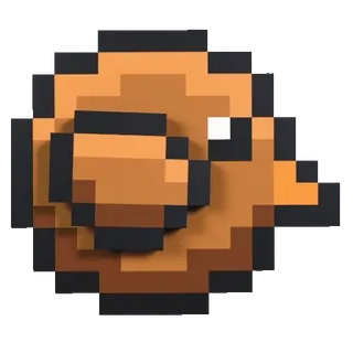 😓 Pixel art, Poulet, Nourriture, Animal whatsapp sticker