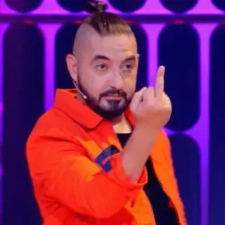 🖕 doigt d'honneur, geste obscène, impoli, insultant, irrespectueux, provocateur telegram sticker