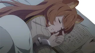 😴 Raphtalia Rising of the Shield Hero anime, sonno, dormire, Raphtalia, Rising of the Shield Hero, carino telegram sticker