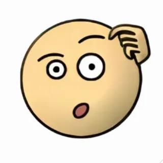 🤪 zmieszany, myślenie, pytanie, emoji, niepewny telegram sticker