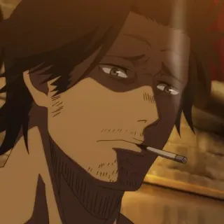🚬 Yami Sukehiro Black Clover Yami, Black Clover, Anime, Manga, Zigarette, Charakter whatsapp sticker