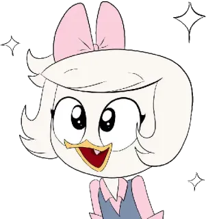 😀 Dewey Duck DuckTales pato, desenho animado, programa de tv, disney, personagem telegram sticker