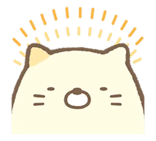 😁 kucing, kawaii, imut, binatang, kartun telegram sticker