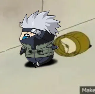 🙂 Kakashi Naruto 动漫, 漫画, 旗木卡卡西, 火影忍者, 忍者, 角色, 卡通 telegram sticker