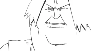 🐳 angry face, sketch, illustration, expression, cartoon telegram sticker