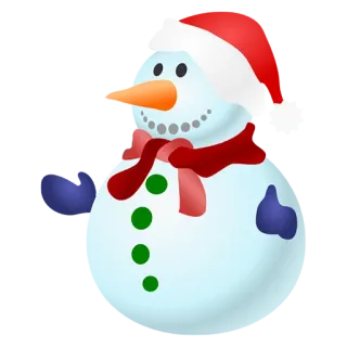🎅 雪だるま, 冬, クリスマス, ホリデー, 雪, お祝い telegram sticker