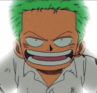 🪐 Zoro One Piece Аниме, Ван Пис, Зоро, Мультфильм, Персонаж, Меч, Пират telegram sticker