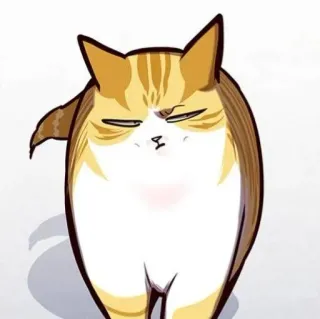 🥜 cat, animal, cute, cartoon, pet telegram sticker