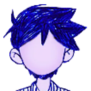 😶 Omori jeu vidéo, RPG, personnage, avatar telegram sticker
