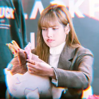 🦋 Lisa kpop, sänger, promi, musik, idol, blackpink telegram sticker
