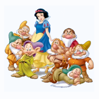 👨 Snow White Snow White and the Seven Dwarfs Branca de Neve, Disney, Sete anões, conto de fadas, desenho animado, princesa telegram sticker
