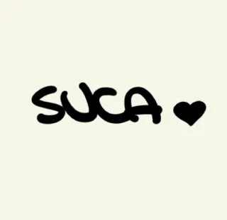 🧡 SUCA teks, menyinggung telegram sticker