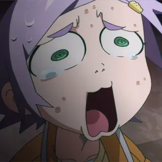 💈 anime, crying, scared, expression, cartoon telegram sticker
