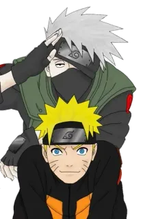 🙃 Naruto Naruto, Anime, Manga, Kakashi, Cartoon, Ninja, Shonen whatsapp sticker
