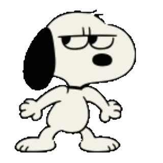 😒 Snoopy Peanuts 狗, 卡通, 史努比, 花生漫画, 漫画 whatsapp sticker