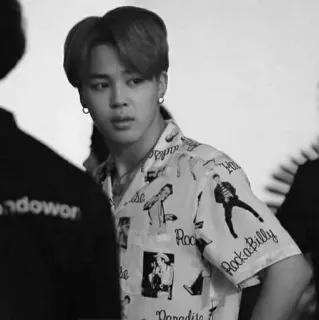 ⌚️ RockaBilly orang, pria, gaya, kpop, jimin telegram sticker