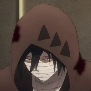 🦇 Zack Angels of Death Anime, Manga, Horor, Darah, Perban, Zack Foster, Angels of Death telegram sticker