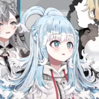 💦 Kobo Kanaeru Anime, Vtuber, Kobo Kanaeru telegram sticker