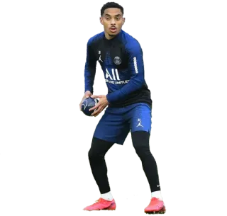 😲 football, soccer, athlète, sport, ballon, joueur, Paris Saint-Germain telegram sticker