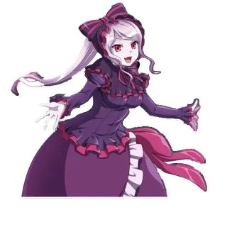 👐 Shalltear Bloodfallen Overlord Anime, Vampiro, Gótico, Shalltear Bloodfallen, Overlord telegram sticker