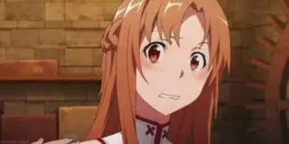 😧 Asuna Sword Art Online Anime, Ragazza, Asuna, Sword Art Online, Personaggio, Animazione telegram sticker