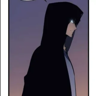 🍷 anime, hoodie, sung jinwoo, solo leveling, manhwa telegram sticker