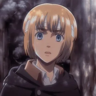 ❤️ Armin Arlert Attack on Titan Anime, Personaje, Armin Arlert, Ataque a los Titanes telegram sticker