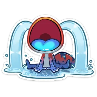 😭 sticker, crying, cartoon, sad, emotional, tears telegram sticker