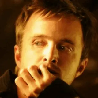 🖤 Jesse Pinkman Breaking Bad sad, worried, pensive, tv, show telegram sticker