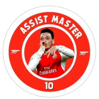 ☪ Mesut Özil ASSIST MASTER soccer, football, athlete, Arsenal, player, sport, özil, assist telegram sticker