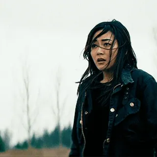 😦 Kimiko Miyashiro The Boys кимико, мияширо, пацаны, в шоке, супергерой telegram sticker