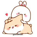 😘 สัตว์, น่ารัก, ตลก, คาวาอิ, น่าเอ็นดู telegram sticker