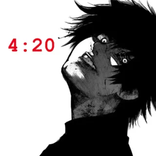 👾 4 : 20 Anime, Manga, Charakter, 420, Gras, Cannabis telegram sticker