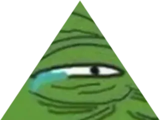 👁 Pepe the Frog Meme, Pepe, Triste, Chorar whatsapp sticker
