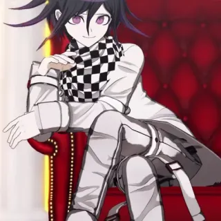 😋 Kokichi Oma Danganronpa Аниме, Кокичи, Данганронпа, Злодей, Персонаж, Улыбка telegram sticker