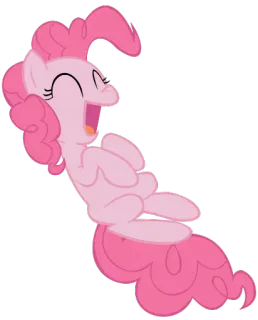 😂 Pinkie Pie My Little Pony cartoon, pony, my little pony, pinkie pie, cute, happy, animated, friendship is magic telegram sticker