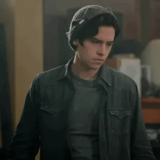 ➖ Jughead Jones Riverdale série télé, teen drama, riverdale, jughead, cole sprouse telegram sticker