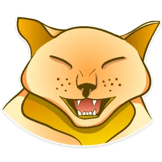 😄 chat, animal, autocollant, dessin animé, mammifère, animal de compagnie, félin whatsapp sticker