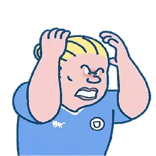 😊 Erling Haaland Manchester City whatsapp sticker