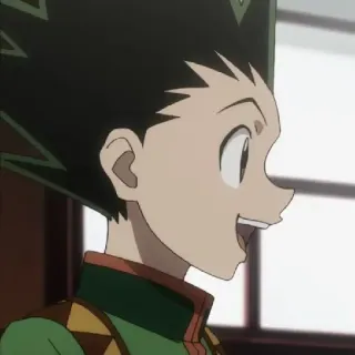 😃 Gon Freecss Hunter x Hunter anime, gon freecss, hunter x hunter, cartoon, character telegram sticker