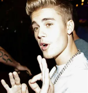 👌 Justin Bieber celebridade, cantor, pop star, Justin Bieber, música, músico telegram sticker