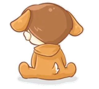 😕 หมา, ลูกหมา, การ์ตูน, สัตว์, น่ารัก, สัตว์เลี้ยง telegram sticker