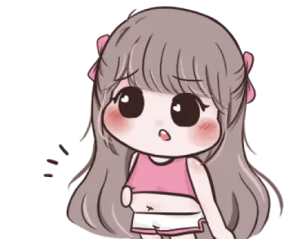 ☹️ อนิเมะ, การ์ตูน, ผู้หญิง, น่ารัก telegram sticker