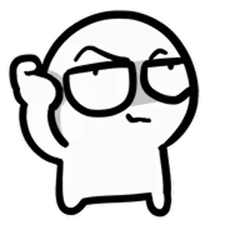 😃 Cartoon, Wütend, Figur, Illustration, Zeichnung, Meme whatsapp sticker
