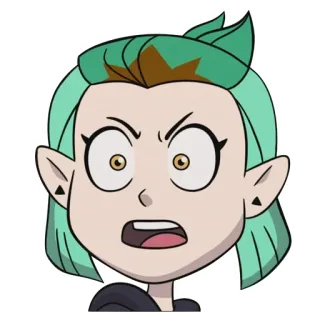 😮 Amity Blight The Owl House Hoạt hình, Tức giận, Nhân vật, Phù thủy, Amity telegram sticker