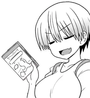 😌 Uzaki Hana Uzaki-chan Wants to Hang Out! Аниме, Манга, Узаки, Узакичан, Хана, Мультфильм, Кавай, Девушка telegram sticker