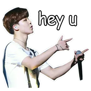 👉 hey u kpop, jimin, bts, 音楽, 有名人, アイドル telegram sticker
