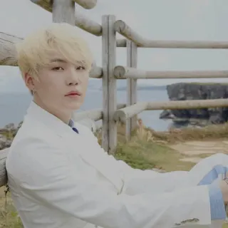 💮 Suga Suga, BTS, K-pop, cantante, ídolo, música whatsapp sticker